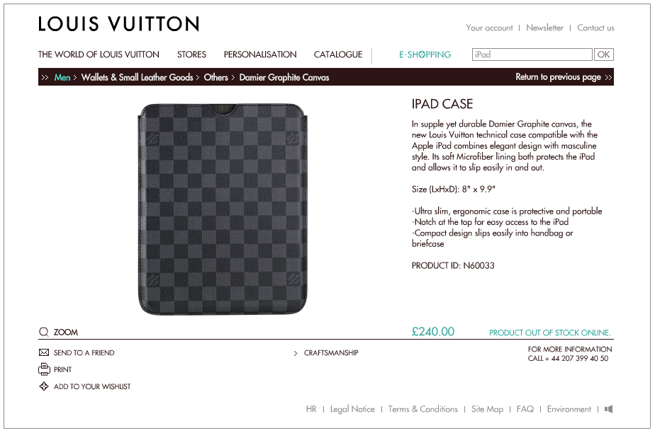 Louis Vuitton iPad Case Monogram - THE PURSE AFFAIR